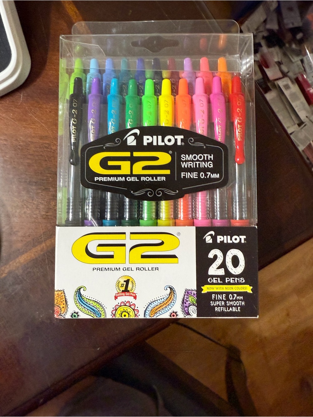 G2 20-Pack Premium Gel Roller Pens - Assorted Bright Colors